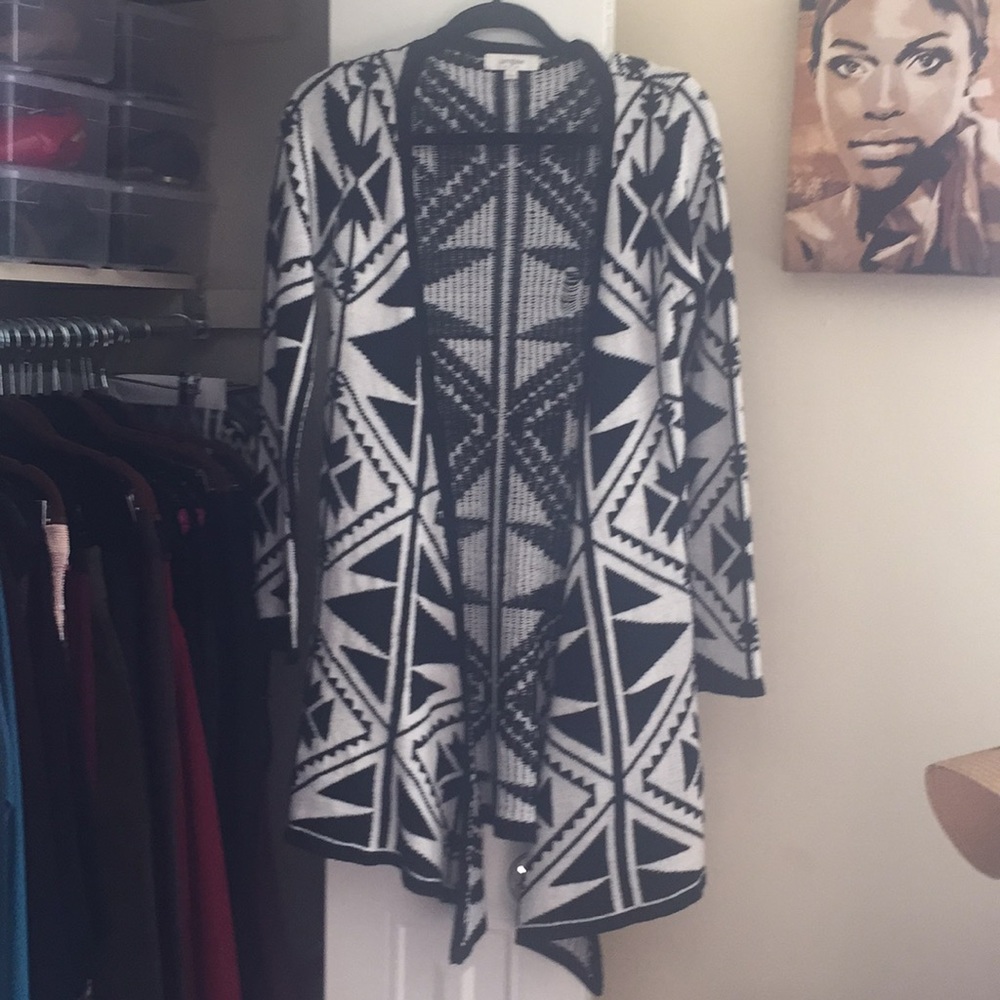 Patterned Cardigan - image 1